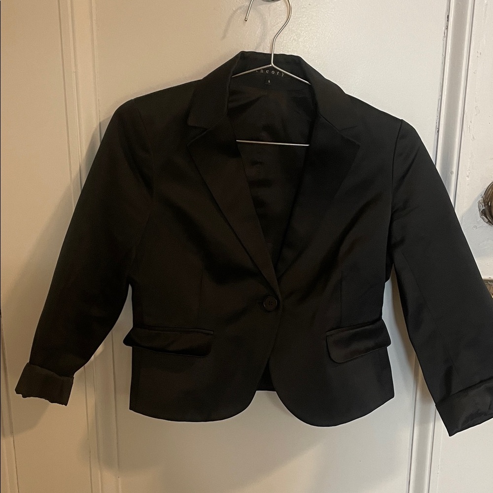 Theory Black Blazer size 6